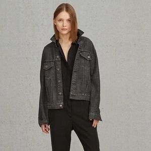 Levi's Made & Crafted Charcoal Boyfriend Trucker